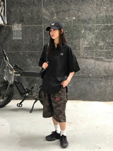 CITY LOOSE-FIT HALF SHIRT (2color) 