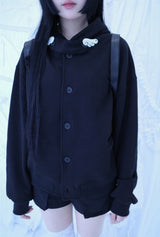 Wish hood zip-up (4color)