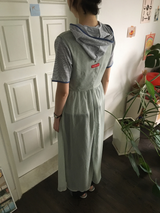 YWDフラワー シフォン ドレス (3color)