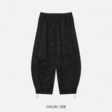 ター ストライプ バルーン デニム パンツ 2C