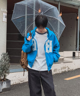 メリウ 98 クロップ フード ジップアップ