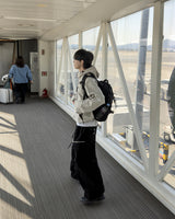Zeka Zip Cargo Wide Pants