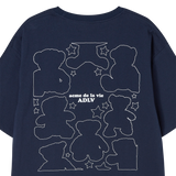 25SS ベアドールラインアーカイブショートスリーブTシャツ ダークネイビー