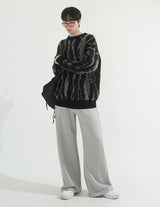 Snap Wide Sweat Pants