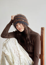 Teddy Bear Beanie - Brown