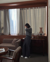 [long] FW ペーパー 2ピンタックスラックス / 4色