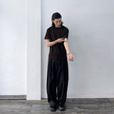 バーティカルテクスチャーバギーTシャツ