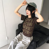 ラブキャットレタリングショートスリーブT