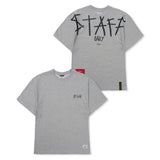 スタッフセミオーバーサイズTシャツ Black / Melange