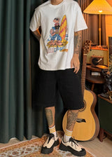 [ VirStyle Original ] INKKI Canvas Carpenter Shorts 4COLOR