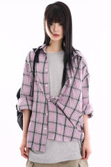 Madras big check over shirt