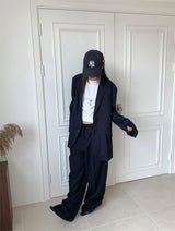PAPERMOON PIN STRIPE PLEATE TROUSER
