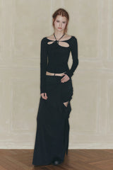 ORCHID TOP black