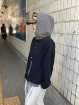 ピノクロップリブボタンカーディガン (5c)