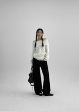 [MADE] Falling Folding Wide Cotton Pants