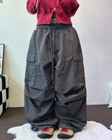 PARACHUTE NYLON WIDE PANTS