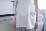リネンフラワーポケットTシャツ