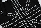 Nua Modern Stud Pattern Top