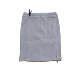 SHIRRING STRING SKIRT GRAY