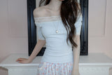 [MADE] Blair Lace Off-Shoulder Top
