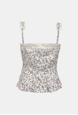 Antique Bloom Strap Blouse