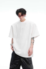 オールオーバーラインストーングラフィックTシャツ