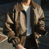 ASCLO Leather Work Jacket (3color)