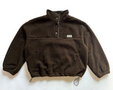 FLUFF FLEECE PULLOVER [BROWN]
