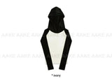 RAGLAN HOOD SLIM TOP