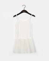 Niall Chiffon Frilled Layered Sleeveless Dress