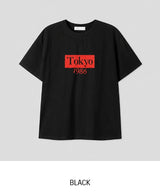 Tokyo Print Crop Short Sleeve T-shirt