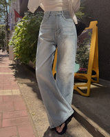 Yuko Tencel デニムパンツ