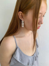 パール タッセル ピアス