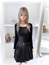 U-neck Long-sleeved Tee (2 colors)