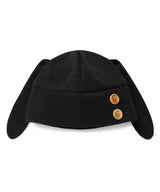 RABBIT BUTTON BEANIE BLACK(CV2GFUAB33A)