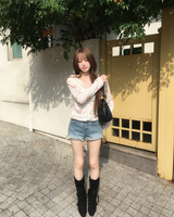 Flower hood jumper