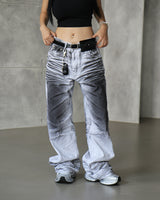[UNISEX] Dirty Painting Wide Pants