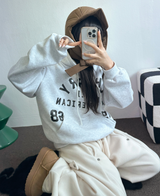 SHOULDER ARM PRINTING TATTOO PATCH CHERRY HOODIE🍒🩵🤍3COLOR