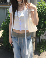 スナップパフTシャツ
