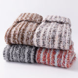 Wool Mix Loop Knit Warmer Socks