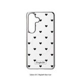 【MADE】ブラックラブドット MagSafe グラススマホケース