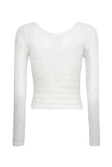 【即日発送】Romantic lace cardigan - white     
