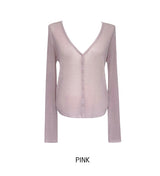 Of Summer Linen V-neck Cardigan
