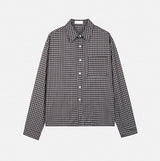 Croven Check Long Sleeve Crop Shirt