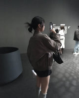 モヘアパンプキンショーツ