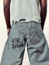 MEN -  VYROX - Raw curve jeans