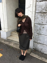 シャープリー レース スリーブレス (6color)