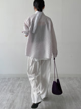 Euro Wrap Nylon Wide Pants