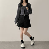 Lottie span two-button cardigan