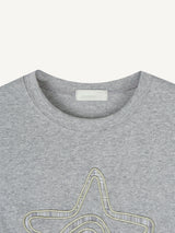 Check Star Applique T-shirt
